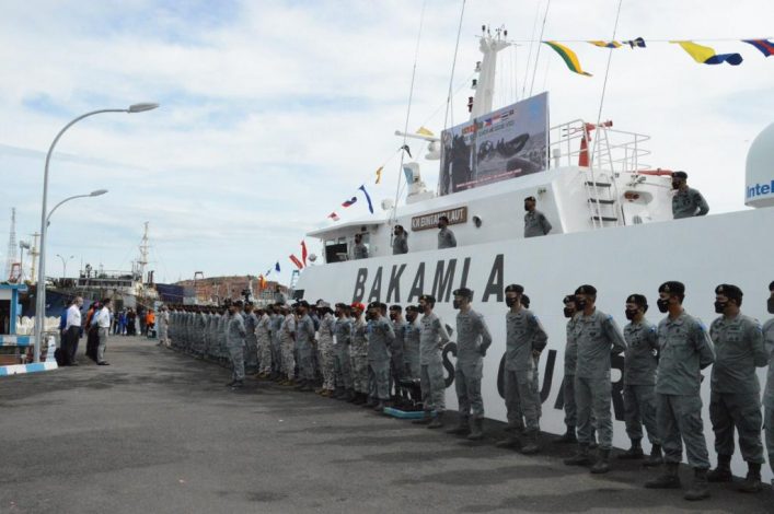 Bakamla RI Buka Pelatihan Terkoordinasi VBSS Internasional 62