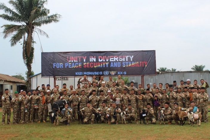 Satgas Kizi Monusco Berqurban di Tempat Penugasan 15