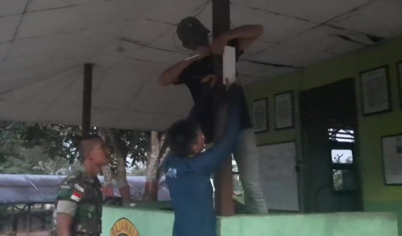 Korem 174/ATW Siapkan Internet Gratis di Pos Satgas Pamtas Sektor Selatan Papua 12