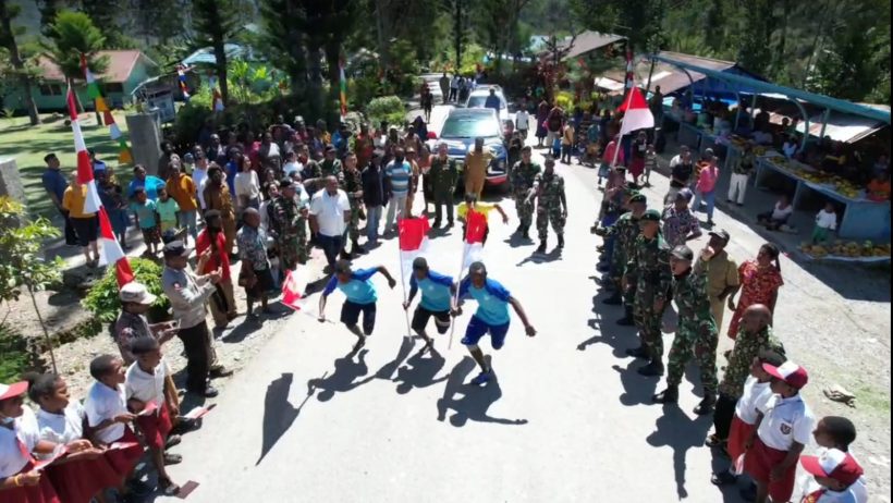 Kemeriahan Perayaan Kemerdekaan di Perbatasan RI-PNG 10