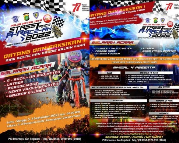 1025 Pembalap Berlaga di Street Race Polda Metro Jaya 11