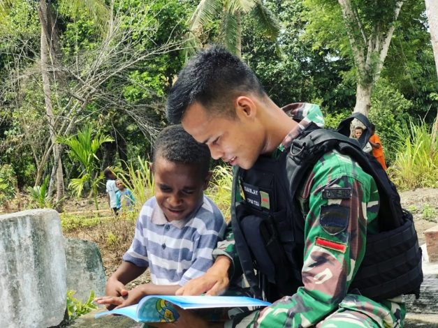 Kancil dan Buaya, Dongeng untuk Anak-Anak Perbatasan RI-PNG 12