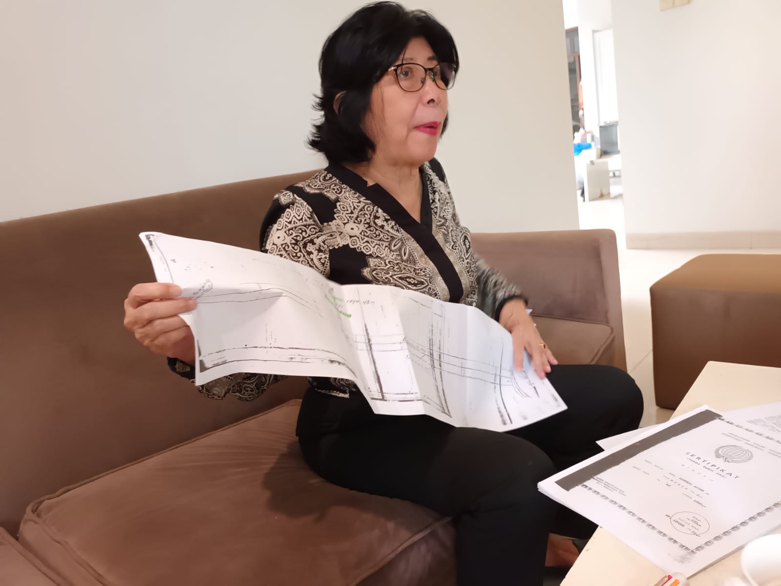 Wanita 73 Tahun Tagih Surat Tanah Ke BPN Jakarta Selatan 1