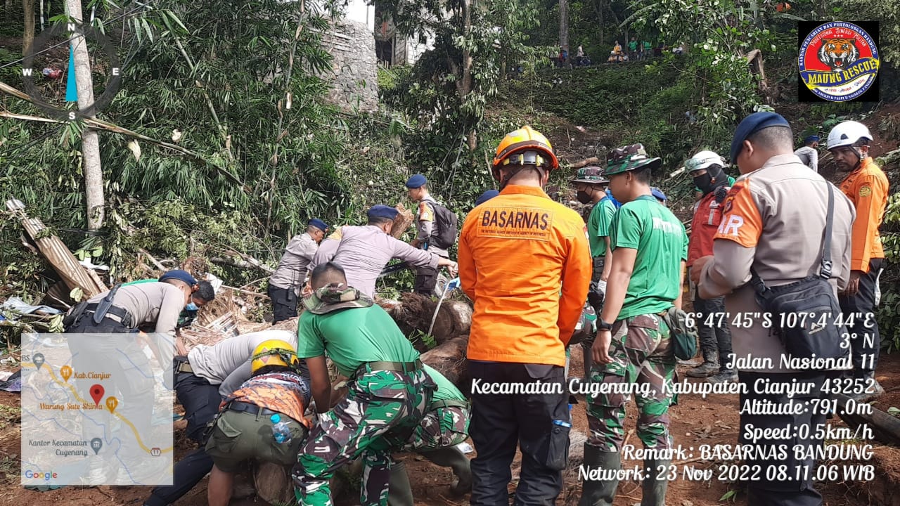 IMG-20221123-WA0037 Gempa Cianjur, Basarnas Evakuasi Satu Korban Selamat di Hari Ketiga 1