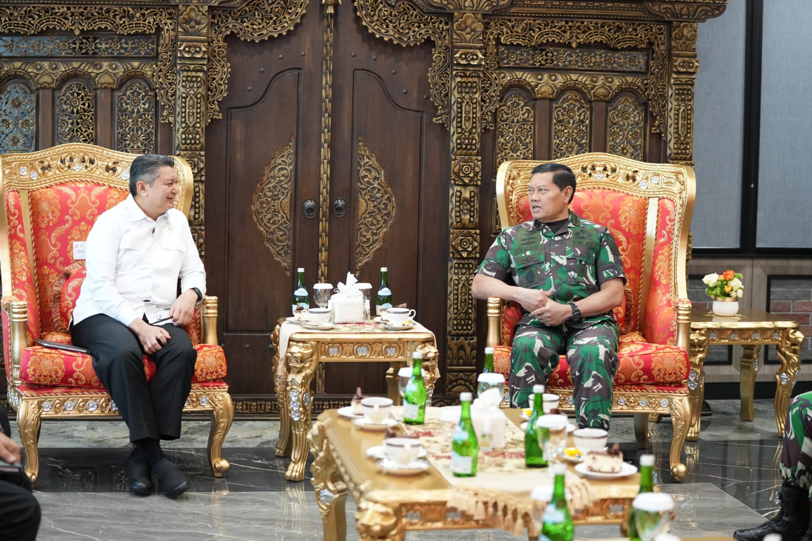 Bahas Pengamanan KTT ASEAN, Panglima TNI Terima Kunjungan Kepala BNPT 1