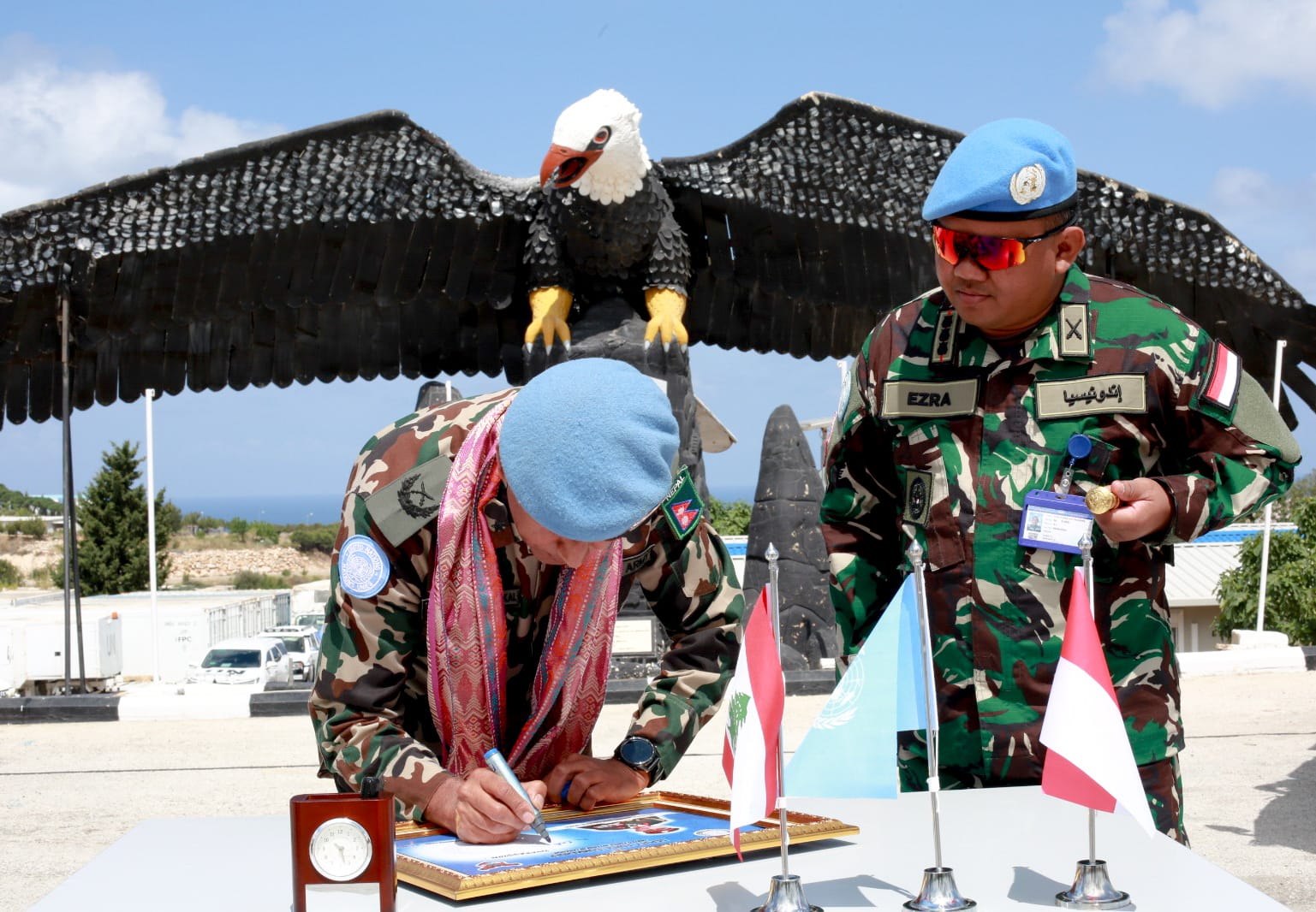Deputy Force Commander Unifil Kunjungi Satgas FHQSU XXVI-O1  1