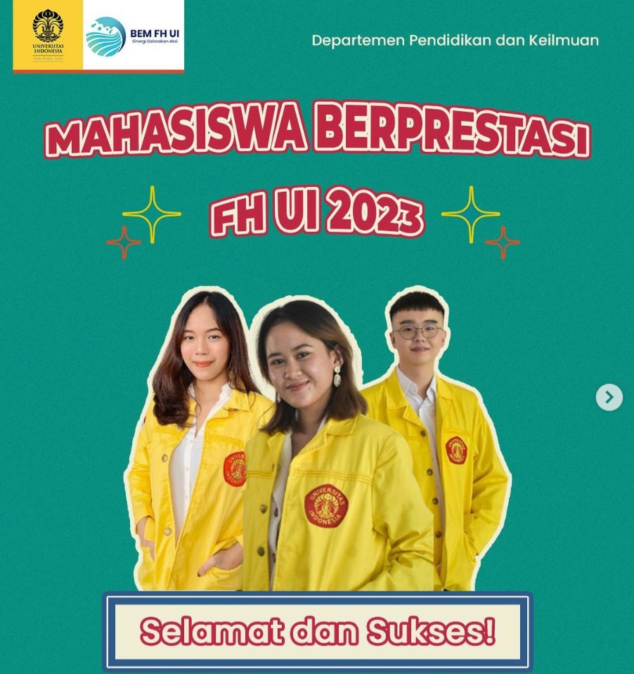 IMG-20230621-WA0015 Puluhan Mahasiswa FHUI Berprestasi dapat Apresiasi 1