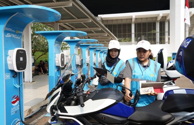 Kelancaran Transportasi Kendaraan Listrik Delegasi KTT Ke-43 ASEAN  Berkat Dukungan 79 EV Charging PLN Disjaya
