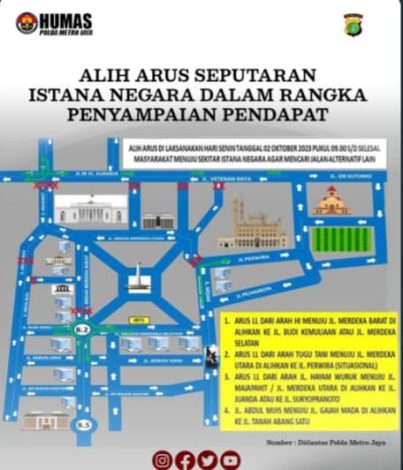 IMG-20231002-WA0022 Demo Buruh, Sejumlah Ruas Jalan Dialihkan 13