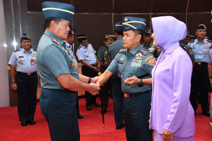 Panglima TNI Terima Laporan Korps Kenaikan Pangkat 15 Perwira Tinggi TNI 12