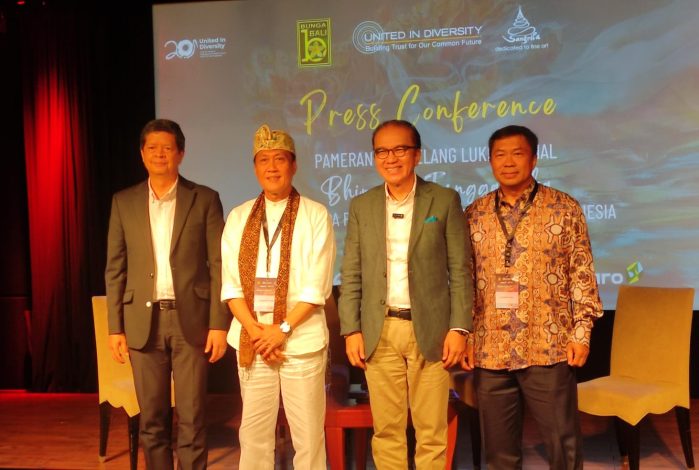UID dan Yayasan Bunga Bali Sukses Gelar Pameran dan Lelang Lukisan Amal Bhinneka Tunggal Ika 12
