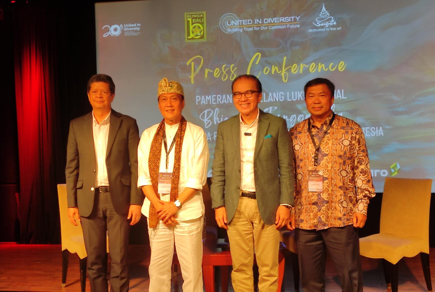 UID dan Yayasan Bunga Bali Sukses Gelar Pameran dan Lelang Lukisan Amal Bhinneka Tunggal Ika 1