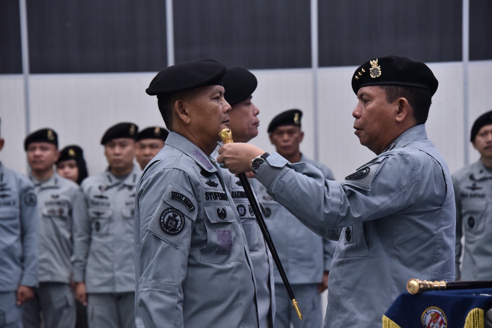 Kepala Zona Bakamla Barat Diserahterimakan 1
