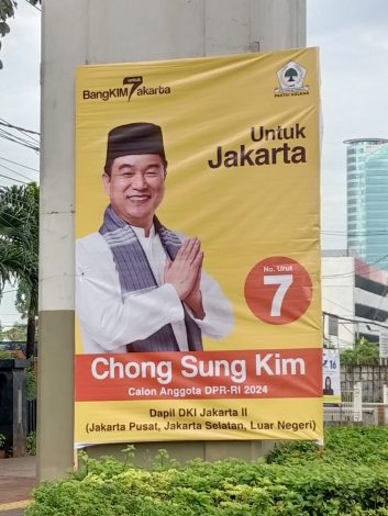 Pria Asal Korea Selatan Caleg DPR RI dari Partai Golkar 2