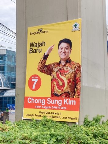 Pria Asal Korea Selatan Caleg DPR RI dari Partai Golkar 11