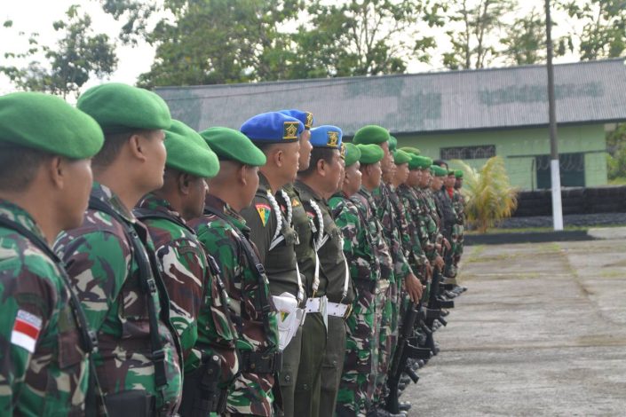 Dandim 1710/Mimika Beri Pengarahan Kepada Prajurit Kodim dan Bapras 2