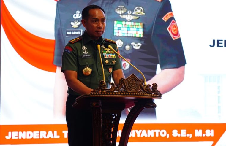 Hadiri Penandatanganan Kontrak Pengadaan Barang dan Jasa, Panglima TNI: Awasi Setiap Vendor