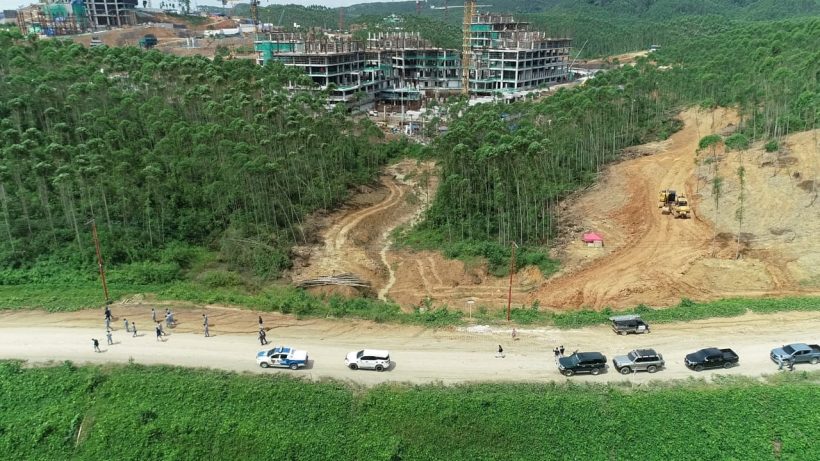 Kepala Bakamla RI Tinjau Lahan di IKN Nusantara 2