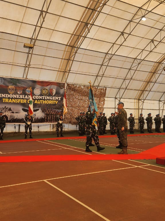 Jabatan Komandan Satuan Tugas FHQSU Unifil Diserahterimakan 1