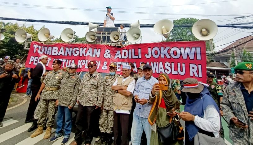 Pendemo  Tak Akui Hasil Pemilu 2024 10