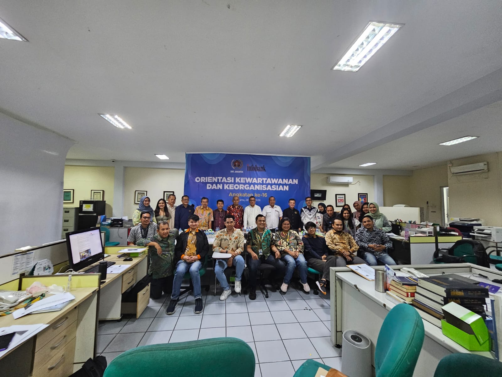 PWI Jaya Gelar OKK Angkatan 16 di Infobank 1
