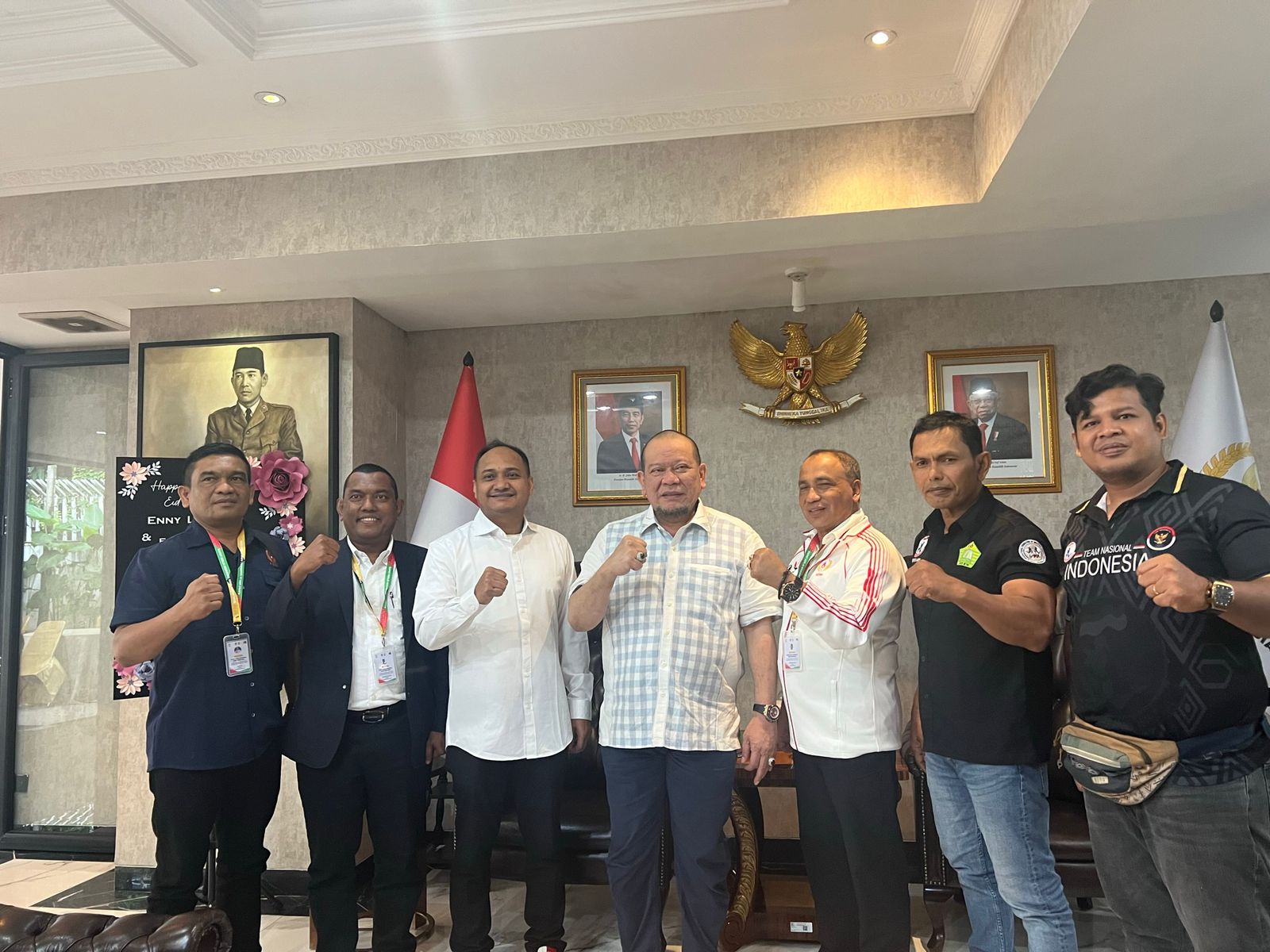 Aburadak Bertemu Dengan Ketua DPD RI La Nyalla Bahas Persiapan PON XXI 2024 1