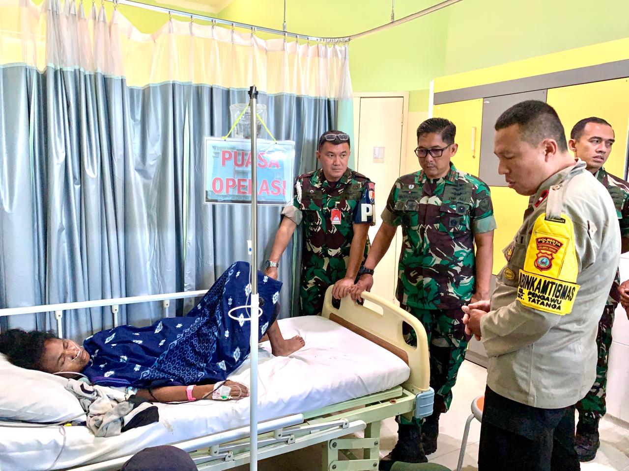 Danlanud Sultan Hasanuddin Tanggung Seluruh Biaya Pengobatan Korban Penembakan Senapan Angin di Palu 1