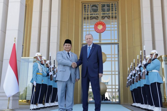 Temui Presiden Erdoğan, Menhan Prabowo Bahas Kerja Sama Pertahanan 2
