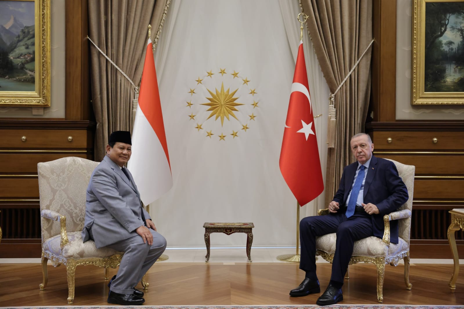 Temui Presiden Erdoğan, Menhan Prabowo Bahas Kerja Sama Pertahanan 1