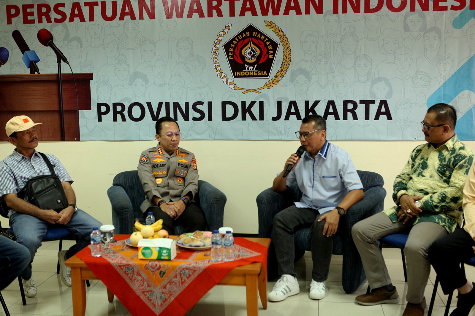 Kunjungi PWI Jaya, Kabid Humas PMJ: Perkuat Sinergi 1
