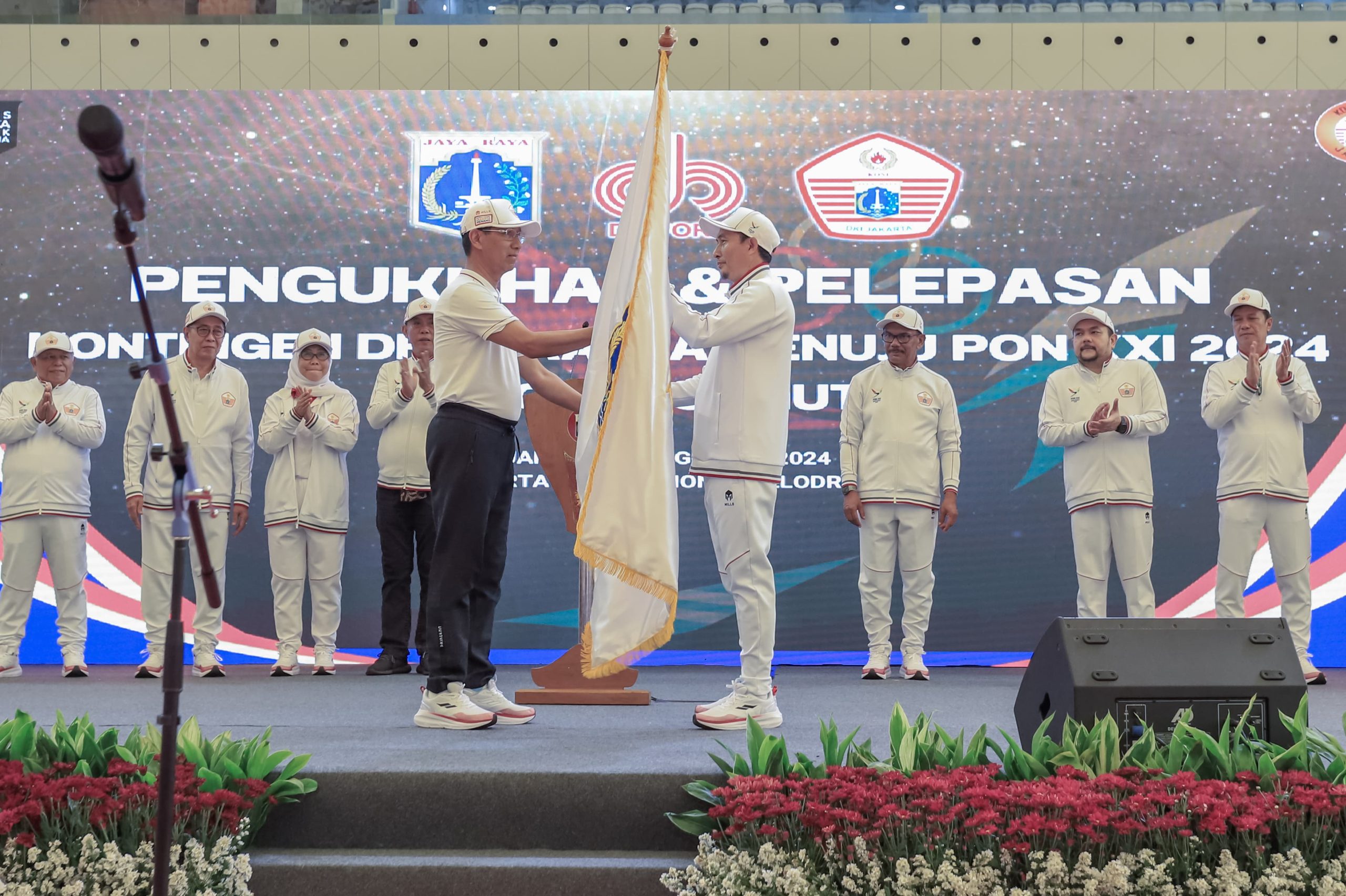 Dilepas Pj Gubernur Heru, Atlet Jakarta Optimis Juara Umum PON 1