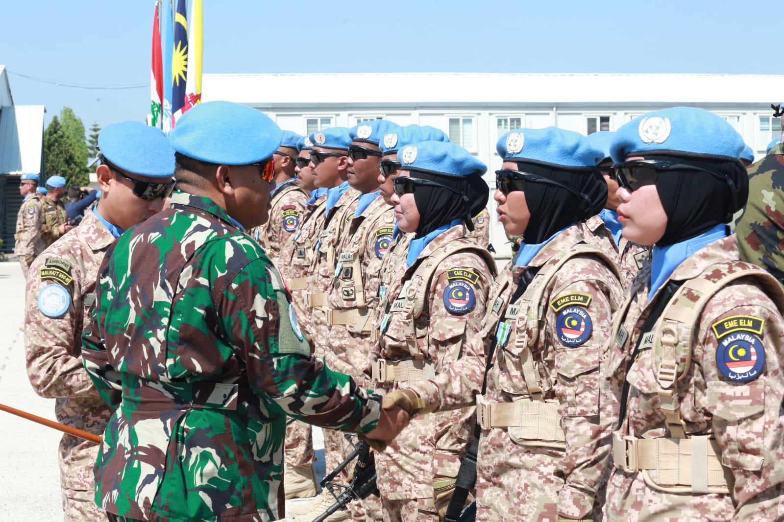 Medal parade-1 Dansatgas FHQSU XXVI-01 Hadiri Medal Parade Malbatt 1
