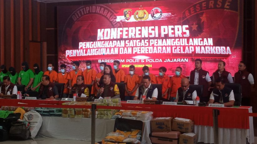Satgas Pemberantasan Narkoba Ungkap 10 Kasus Besar 13