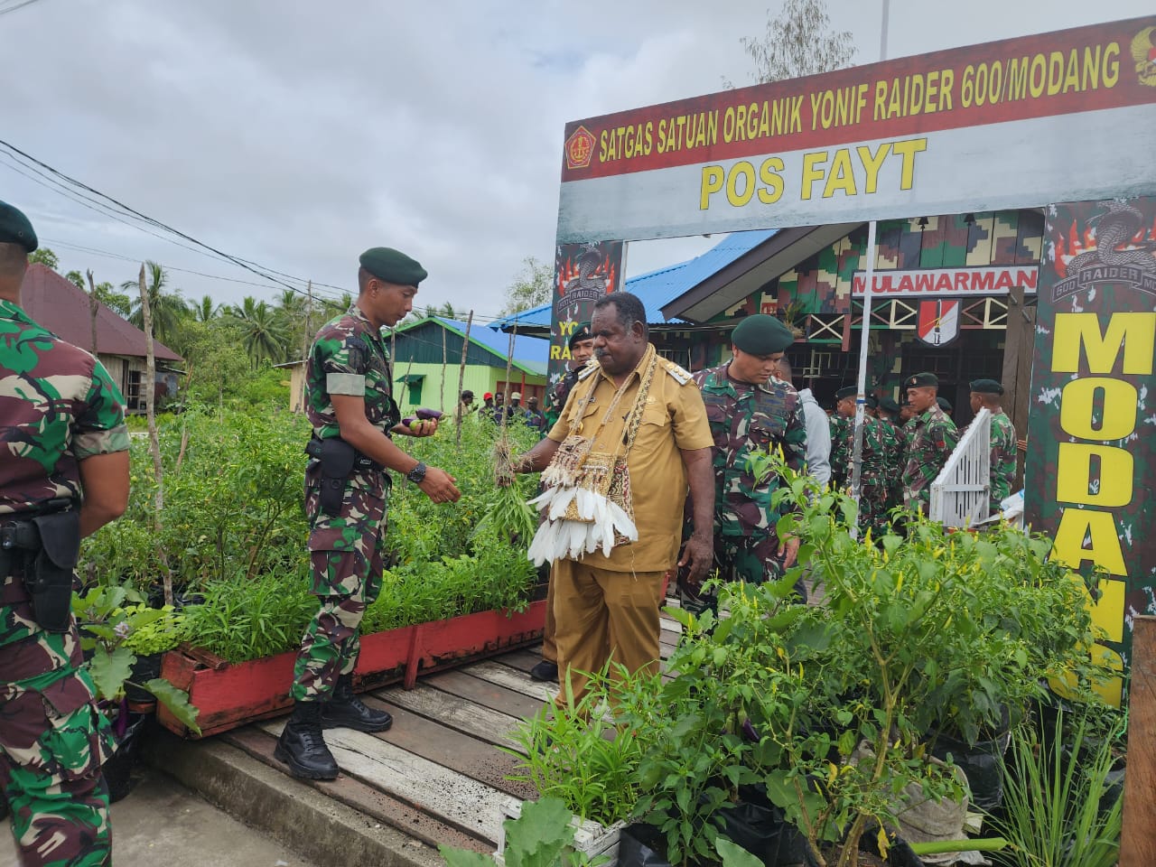 Ketika TNI Ikut Menjaga Ketahanan Pangan di Wilayah Penugasan 1