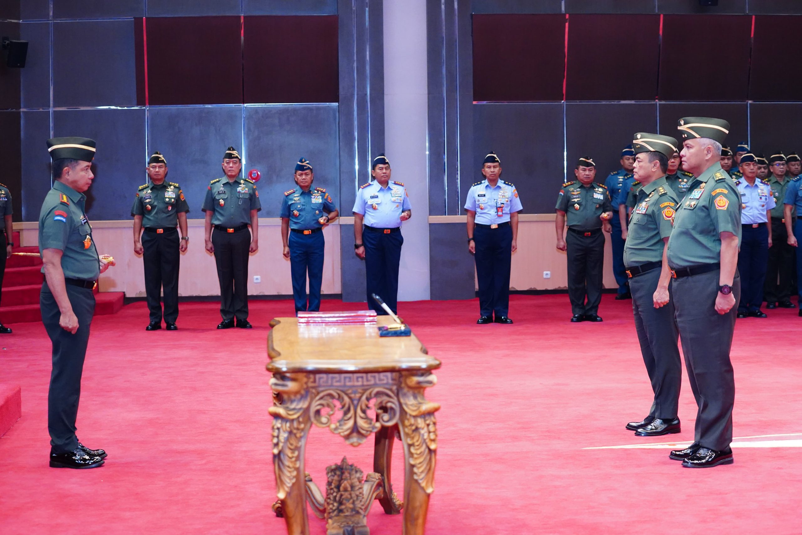 Panglima TNI Pimpin Sertijab Asintel Panglima TNI 1