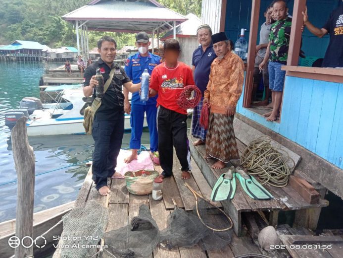 Tersangka Bom Ikan-KKP KKP Proses Hukum Pelaku Pengeboman Ikan di Tojo Una-Una 13