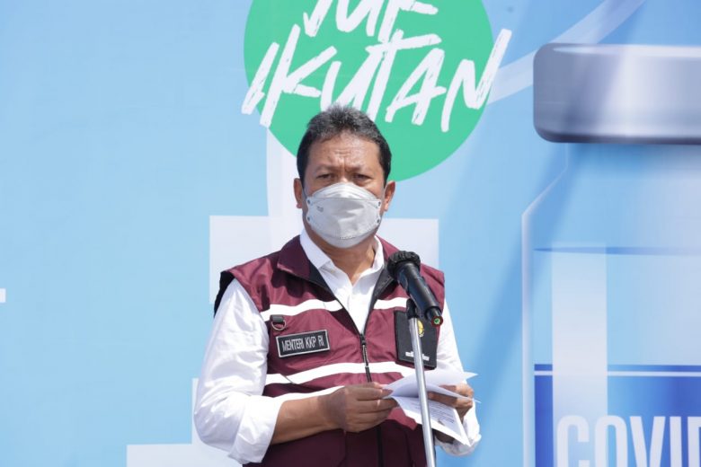 Vaksinasi Muara Baru (2) Menteri Trenggono: Vaksinasi Nelayan Penting untuk Topang Ketahanan Pangan dan Pertumbuhan Ekonomi 12