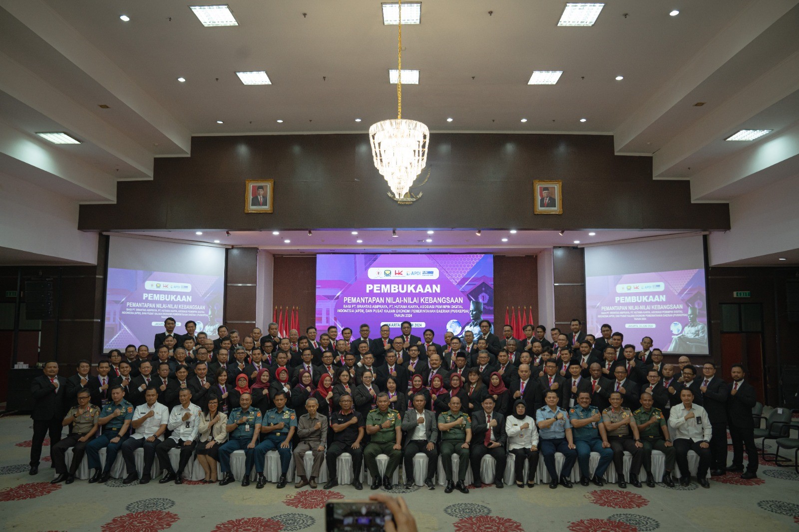 Pegawai Abiptaya Pelatihan di Lemhanas 1
