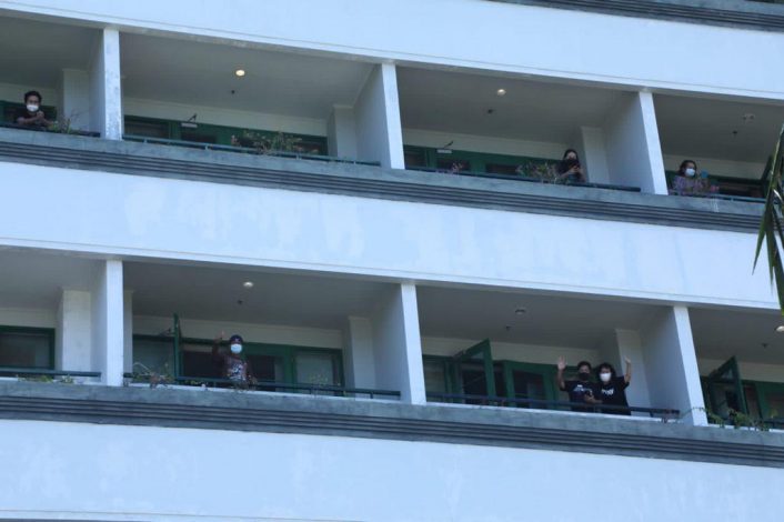 Panglima TNI dan Kapolri Sambangi Lokasi Isoter 23