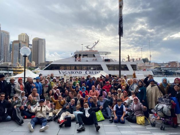 Mengarungi Pelabuhan Sydney yang cantik, Minang Saiyo Sydney menghelat Halal-Bi-Halal 12