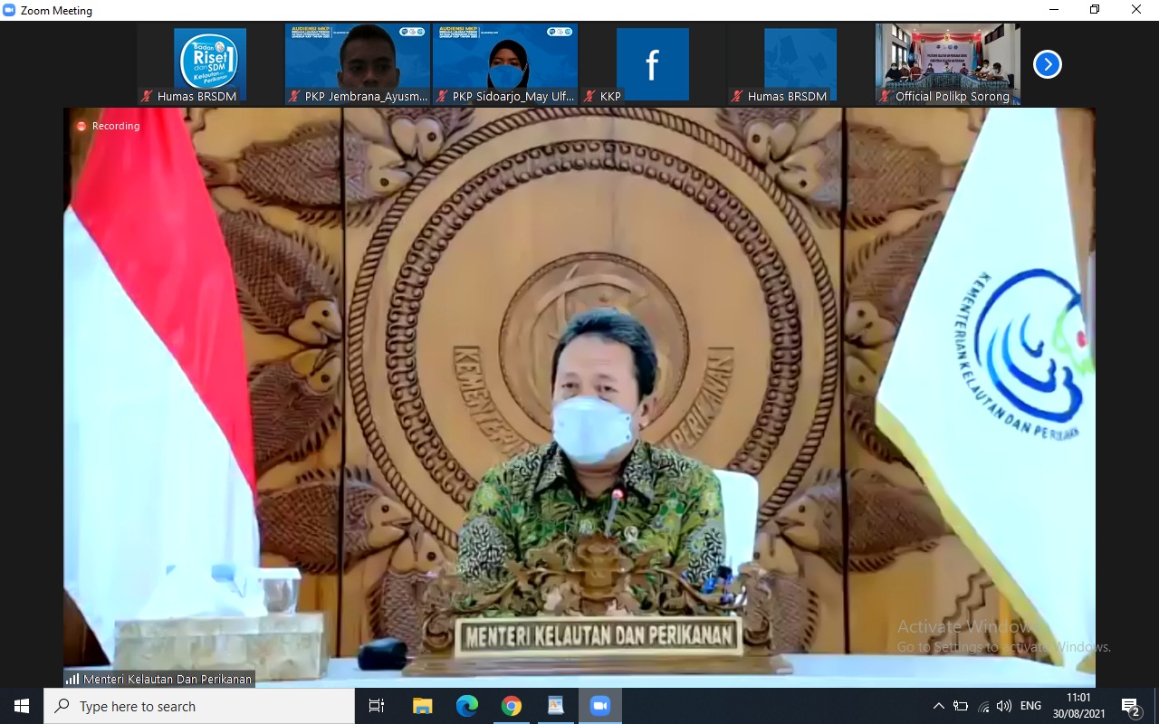 Menteri Trenggono Dorong Lulusan Satuan Pendidikan KP Jadi Entrepreneur Andal 1